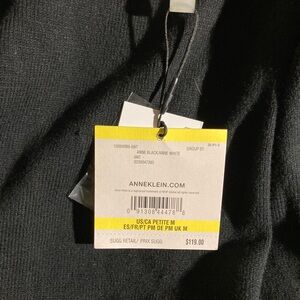 Anne Klein Elegant Black Sweater for Men